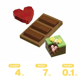 Nanoblock Foods Collection -  Chocolate Micro-Sized Block Set