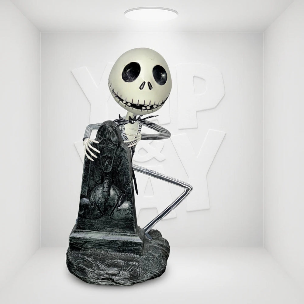 Nightmare Before Christmas Graveyard Jack Skellington Head Knocker Bobble Head