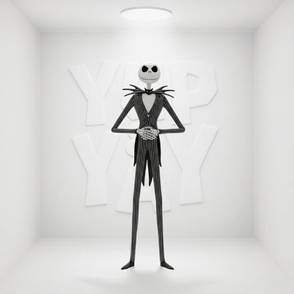 Nightmare Before Christmas Graveyard Jack Skellington Head Knocker Bobble Head