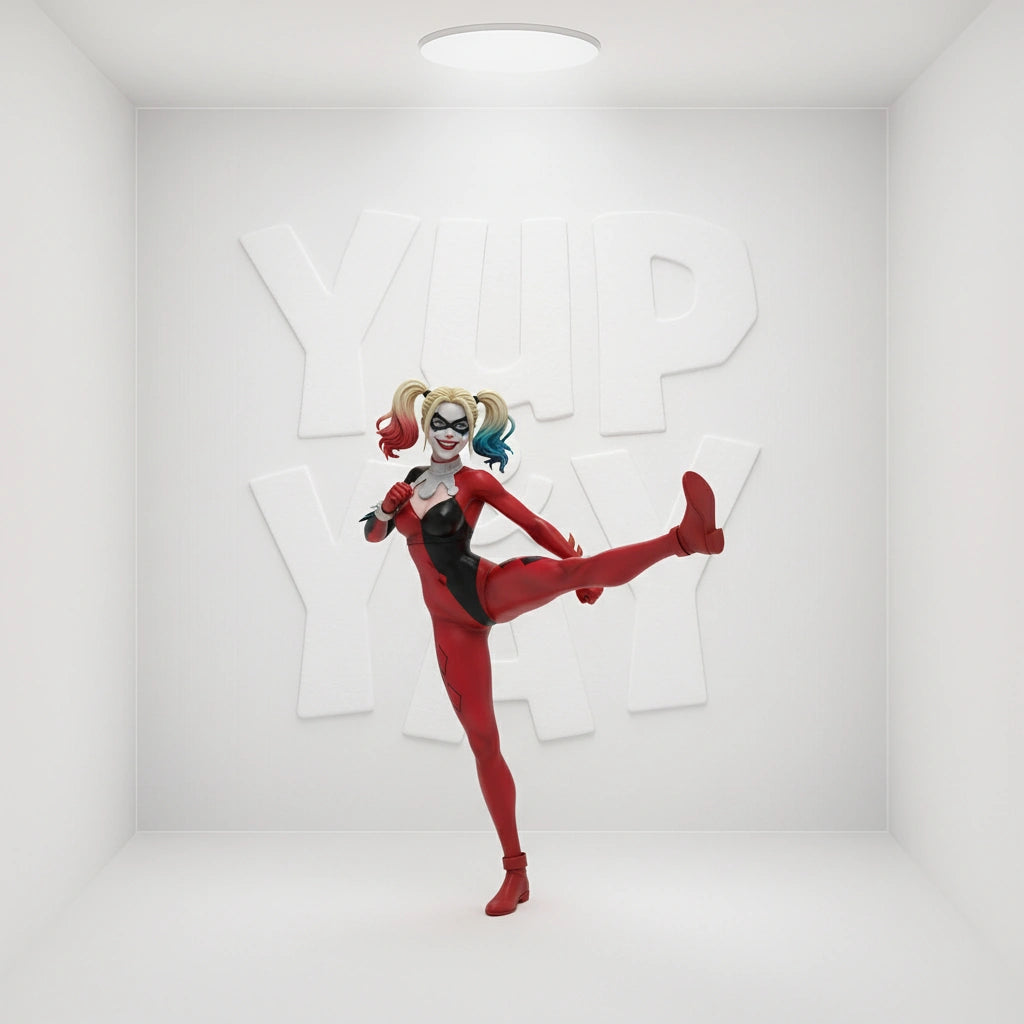 Numbered Limited Edition - Batman vs. Harley Quinn Battle Statue