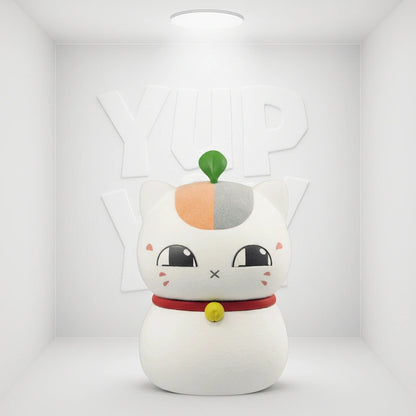 Natsume Yujin-cho: Triple Nyanko-Sensei Fluffy Puffy Figure (Ver. A)