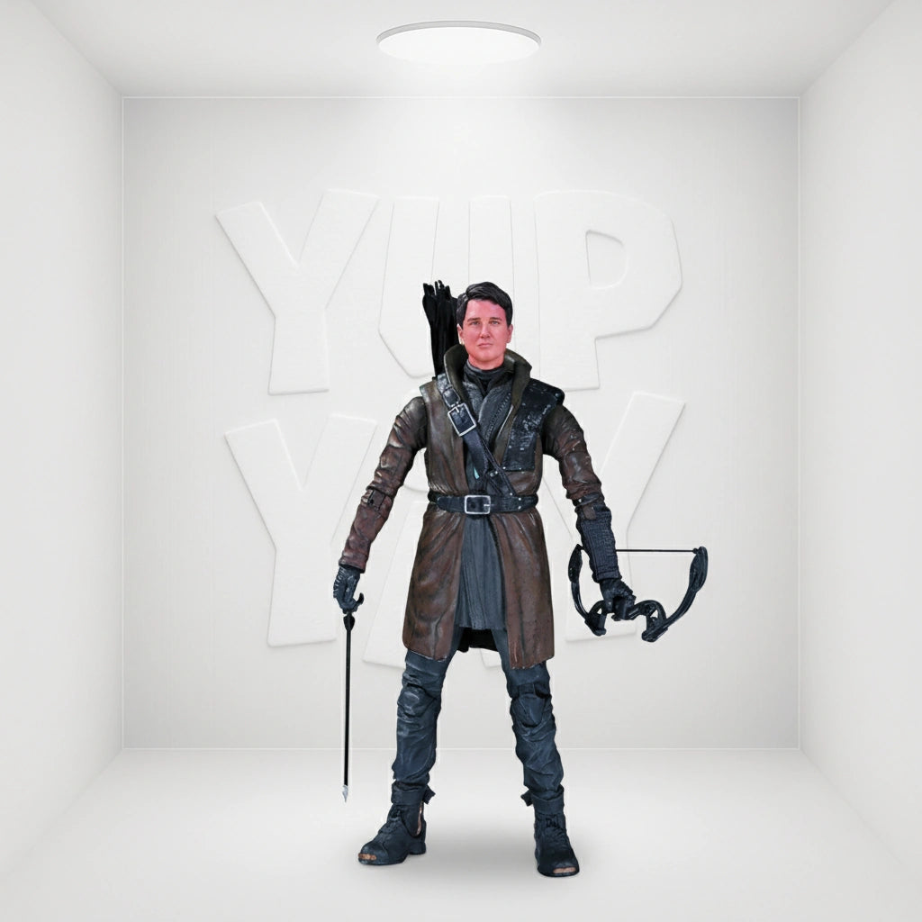 Arrow TV Series Malcolm Merlyn Pin Mate Wooden Figure