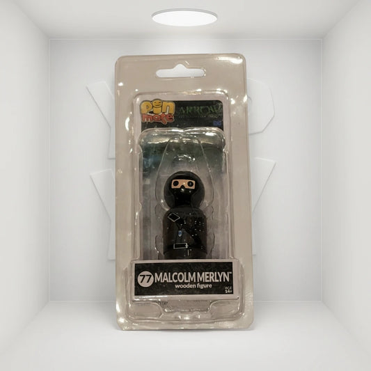 Arrow TV Series Malcolm Merlyn Pin Mate Wooden Figure