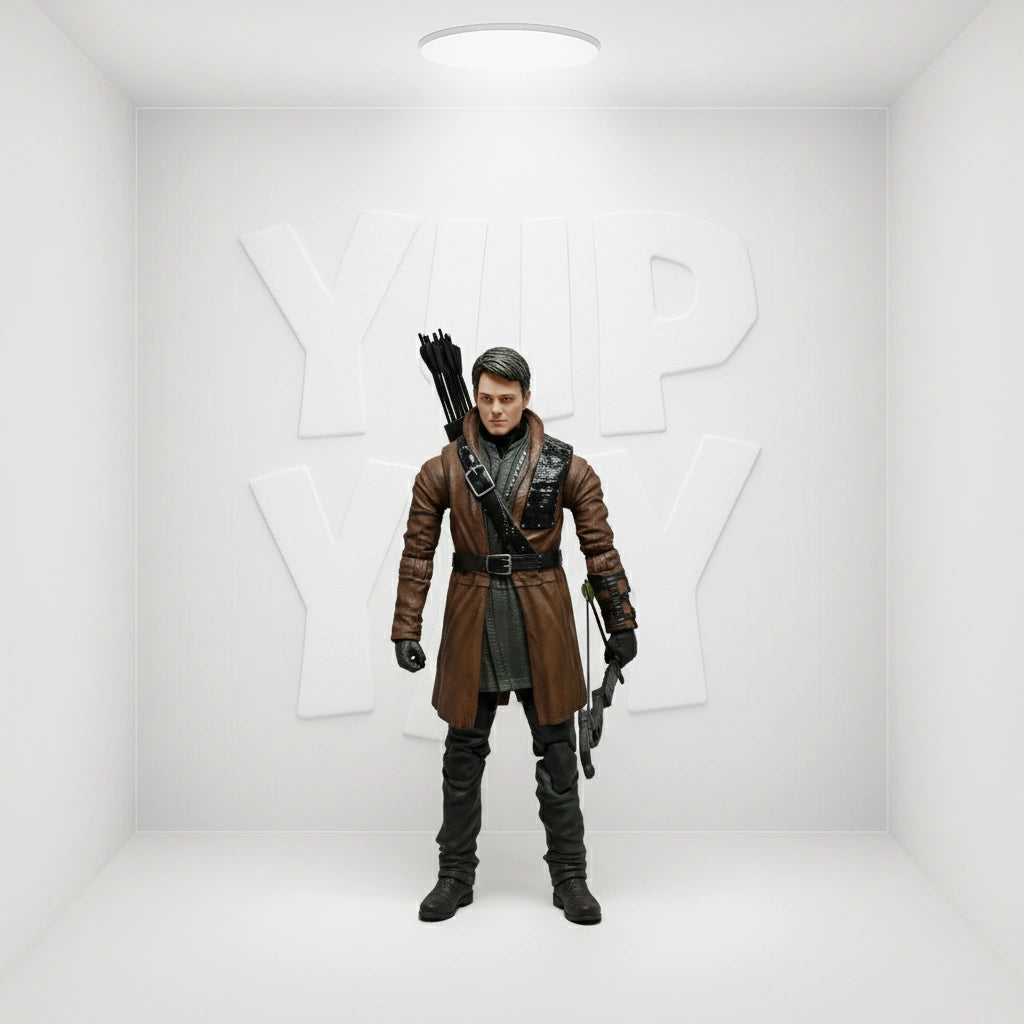 Arrow TV Series Malcolm Merlyn Pin Mate Wooden Figure