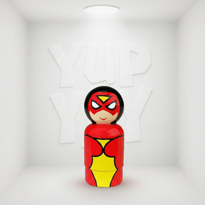 Bif Bang Pow! Supergirl TV Series Vartox Pin Mate Wooden Figure