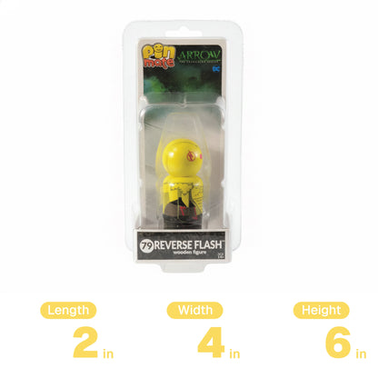 Arrow TV Series Reverse Flash Pin Mate Wooden Figure