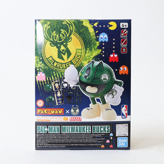 Bandai x NBA Entry Grade Pac-Man Milwaukee Bucks Model Kit