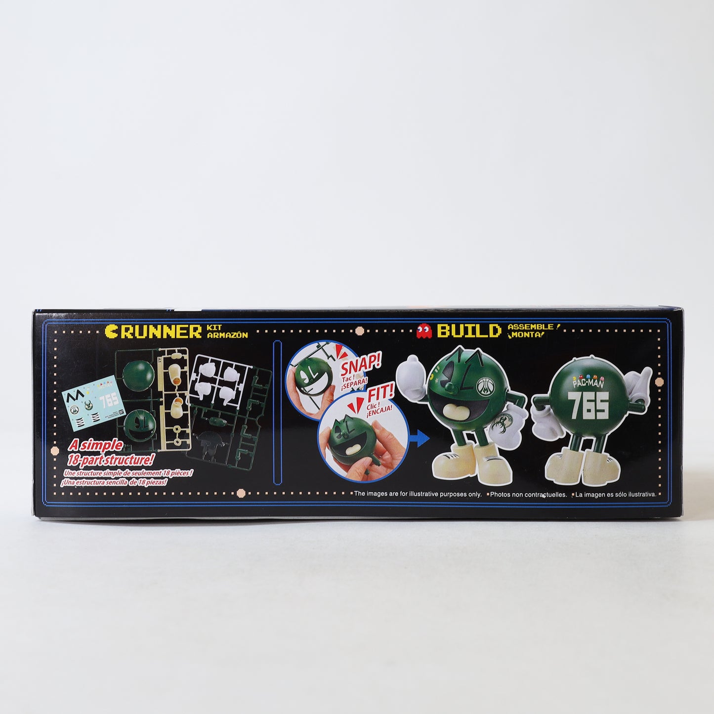Bandai x NBA Entry Grade Pac-Man Milwaukee Bucks Model Kit
