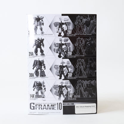 Bandai Shokugan Mobile Suit Gundam: G Frame Series 10 - 4 Gundams set