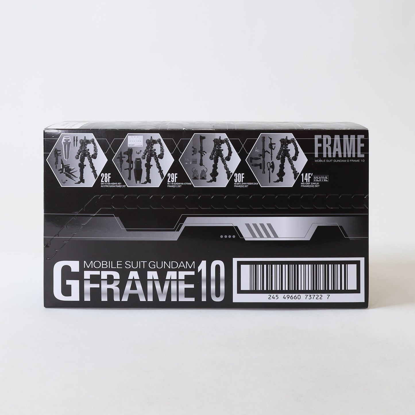 Bandai Shokugan Mobile Suit Gundam: G Frame Series 10 - 4 Gundams set