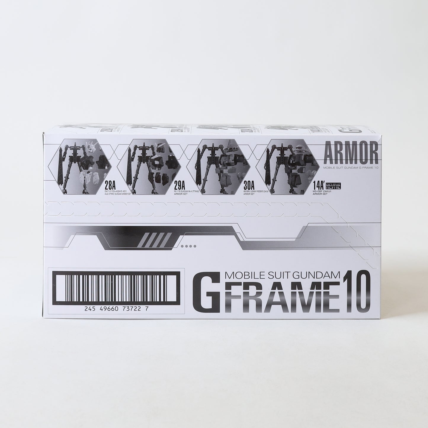 Bandai Shokugan Mobile Suit Gundam: G Frame Series 10 - 4 Gundams set