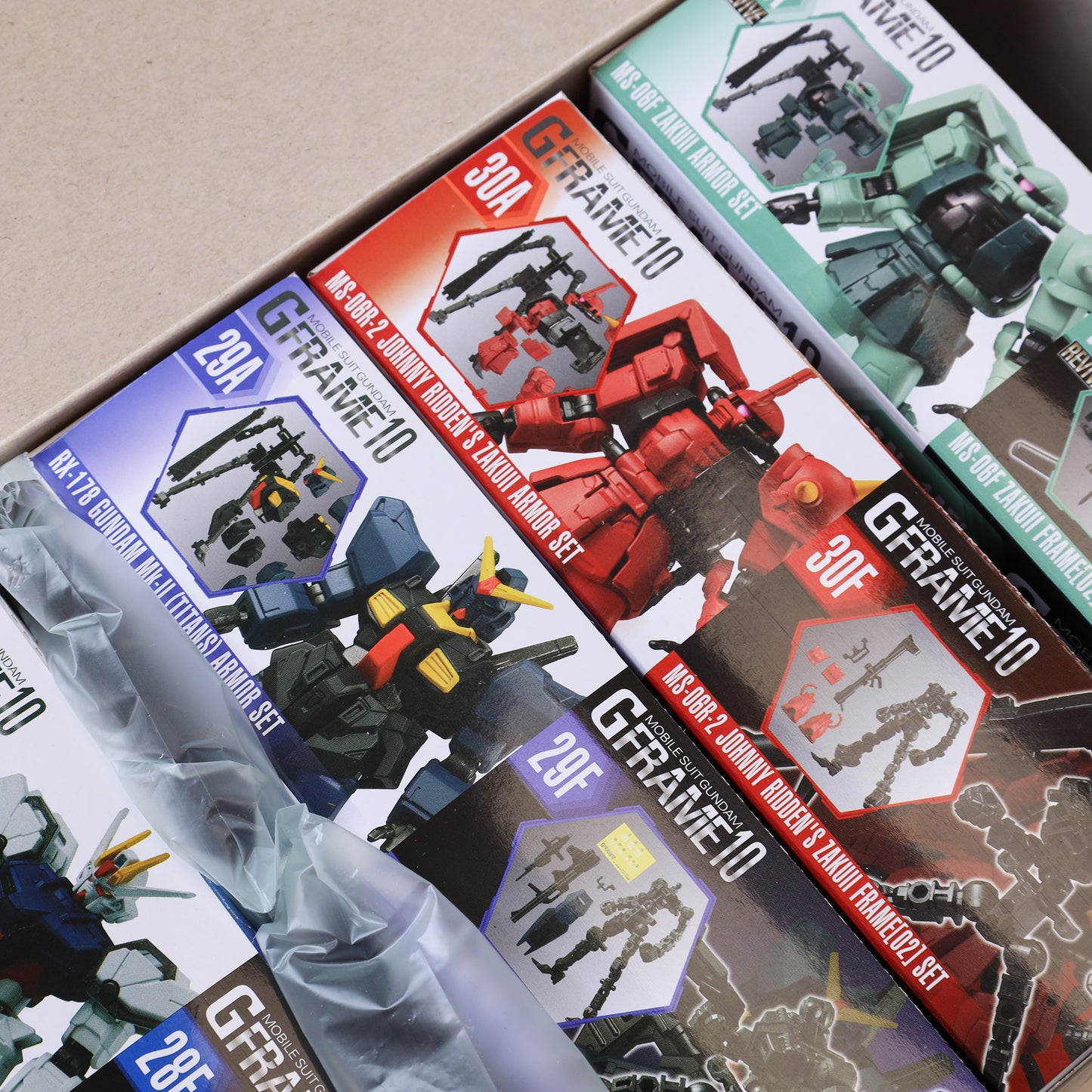 Bandai Shokugan Mobile Suit Gundam: G Frame Series 10 - 4 Gundams set