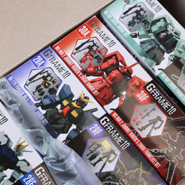 Bandai Shokugan Mobile Suit Gundam: G Frame Series 10 - 4 Gundams set