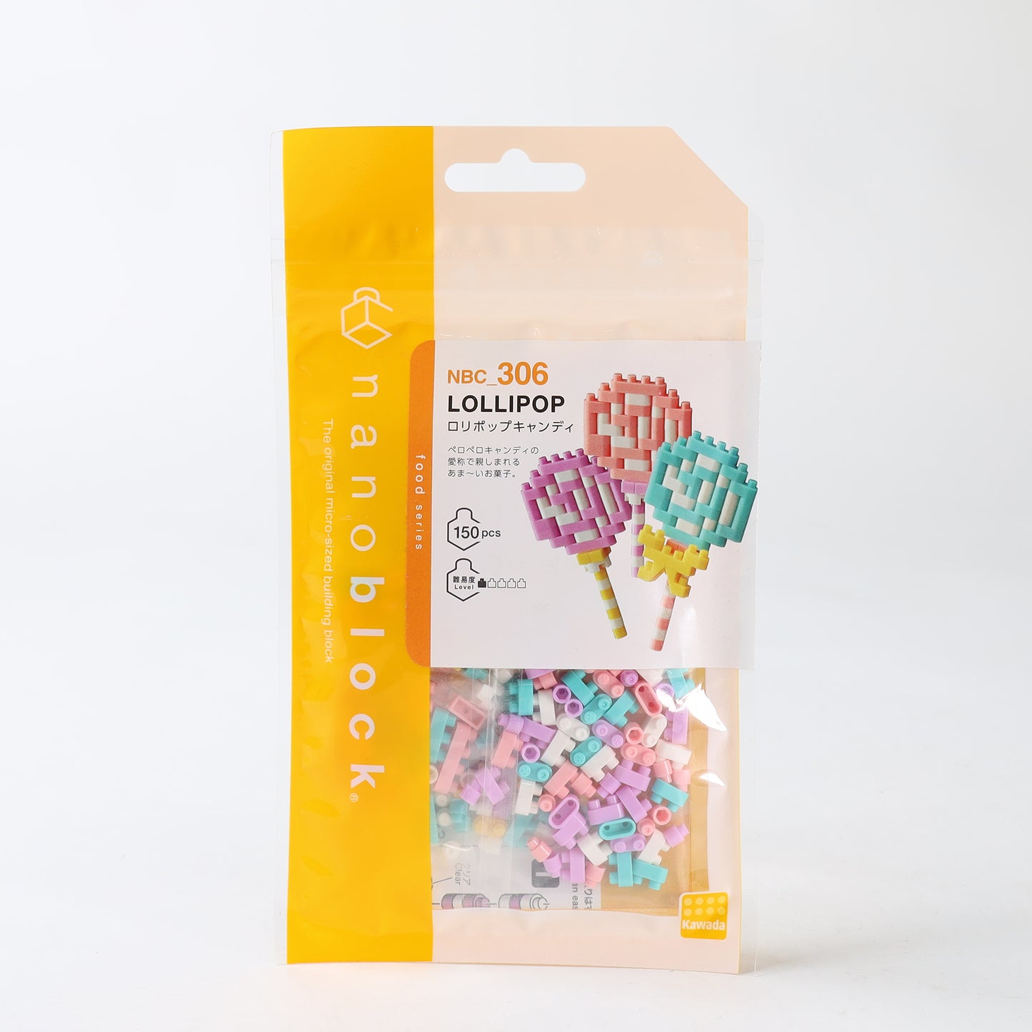 Bandai Nanoblock Foods Collection -  Lollipop Micro-Sized Block Set