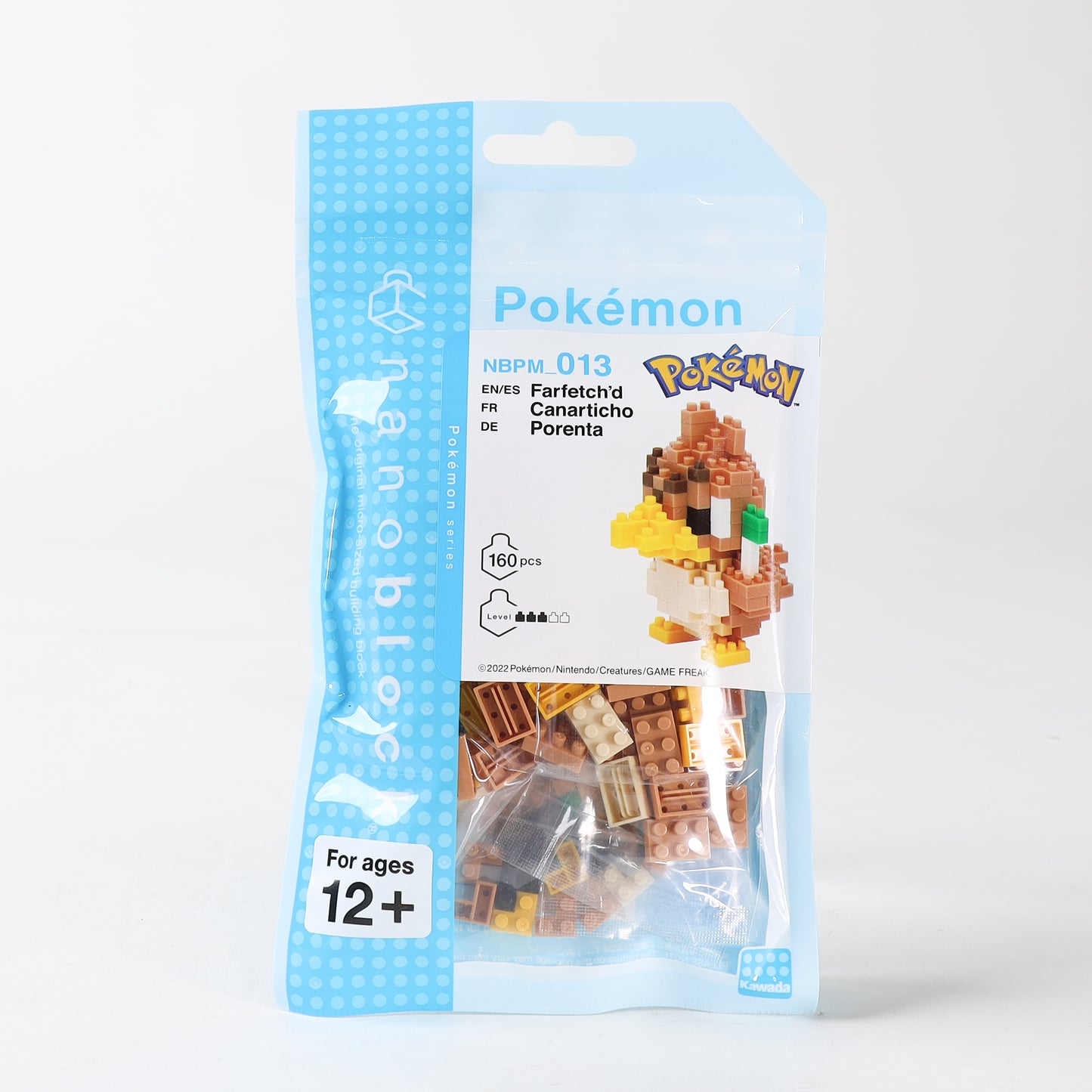 Bandai Nanoblock Pokemon Collection - Farfetch'd Micro-Sized Block Set