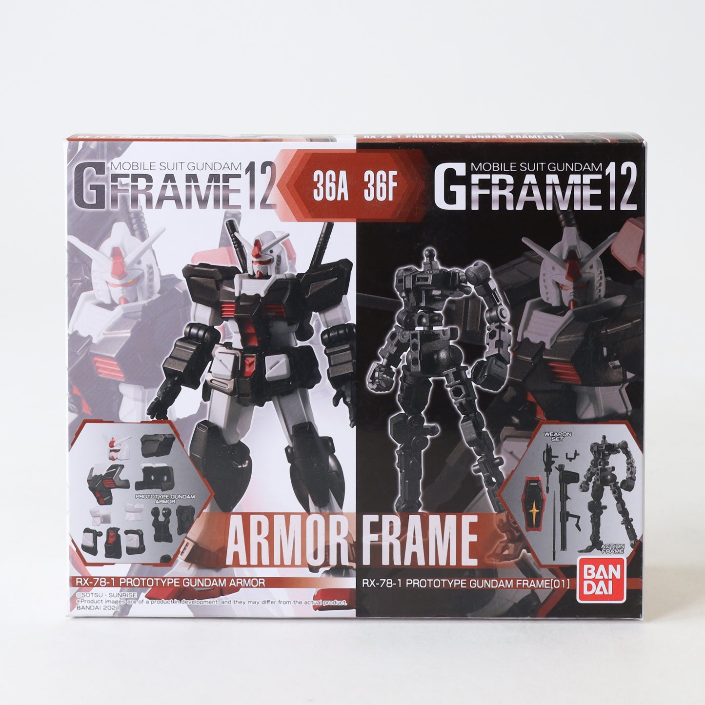 Gundam Gframe 12 RX-78-1 PROTOTYPE GUNDAM ARMOR SET (36A / 36F)