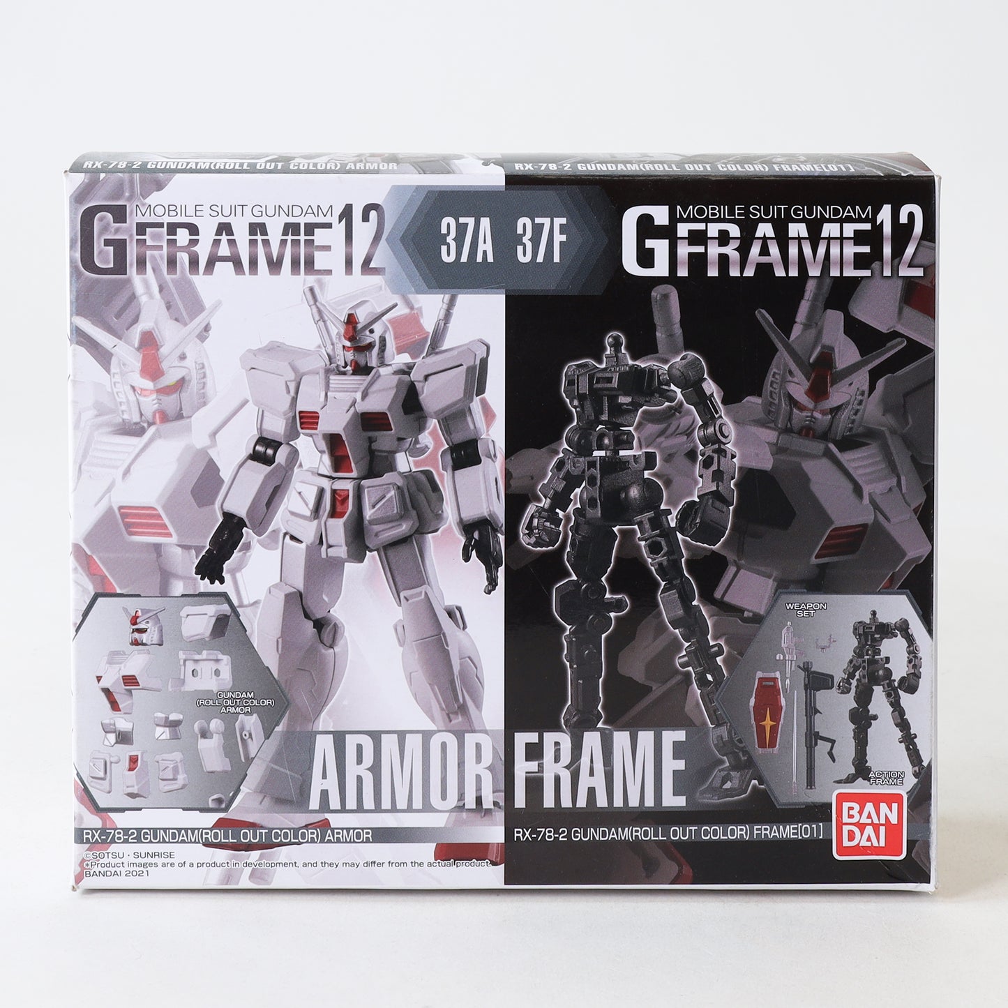 Gundam Gframe 12 RX-78-2 GUNDAM(ROLL OUT COLOR) GUNDAM ARMOR SET (37A / 37F)