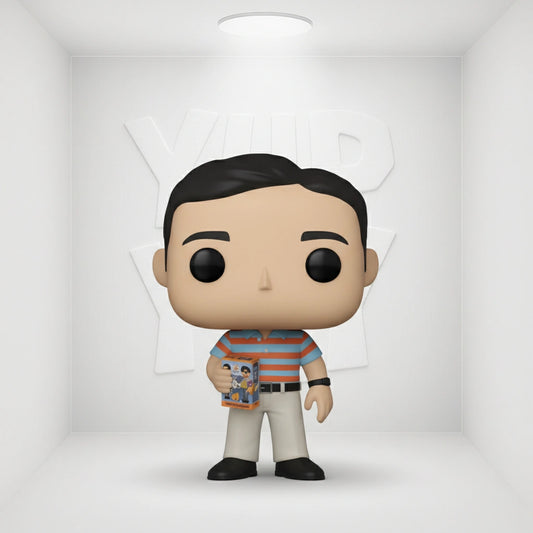 Funko Pop! Movies: The 40-Year-Old Virgin - Andy (Holding Oscar Goldman) #1064