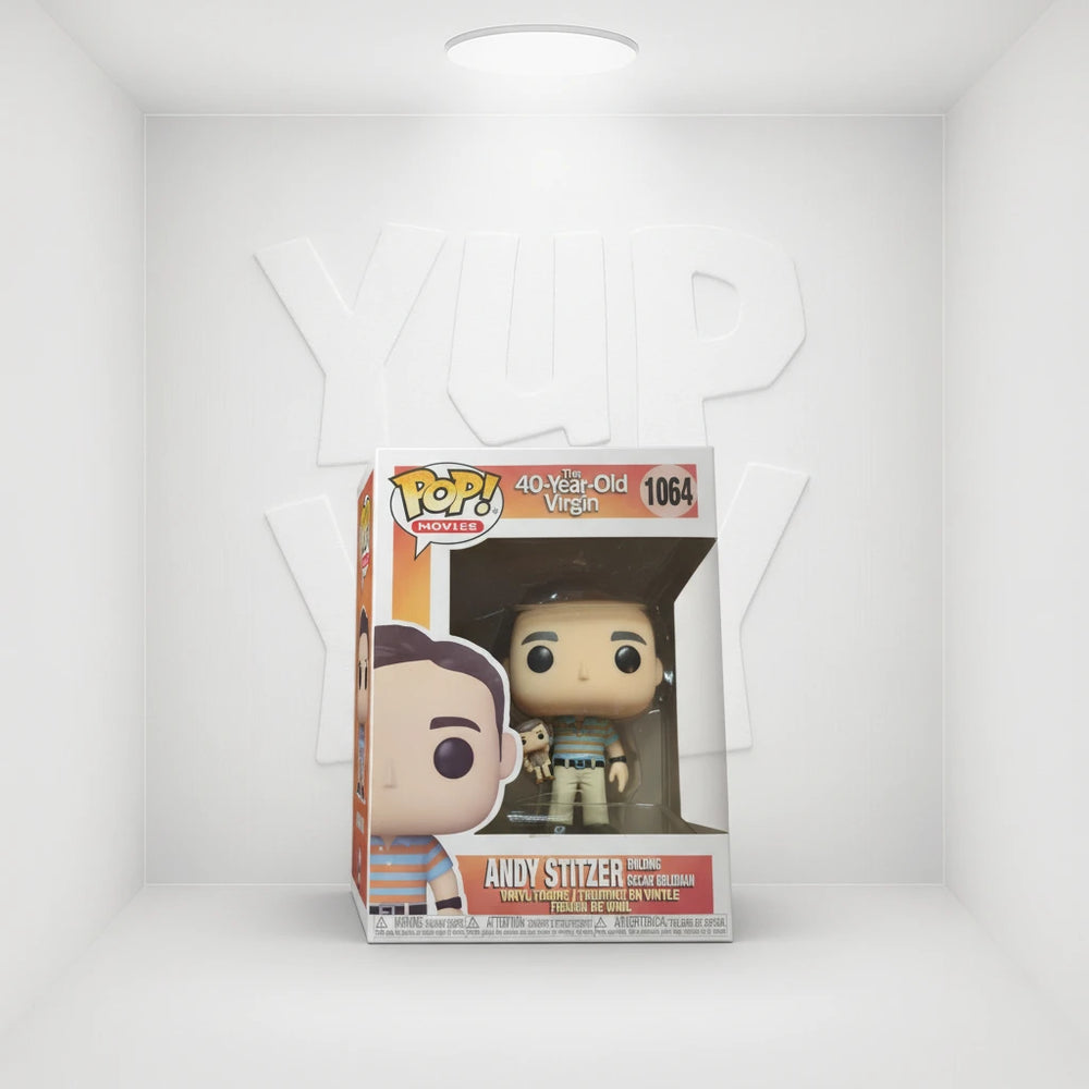 Funko Pop! Movies: The 40-Year-Old Virgin - Andy (Holding Oscar Goldman) #1064