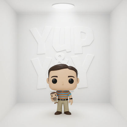 Funko Pop! Movies: The 40-Year-Old Virgin - Andy (Holding Oscar Goldman) #1064