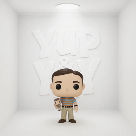 Funko Pop! Movies: The 40-Year-Old Virgin - Andy (Holding Oscar Goldman) #1064