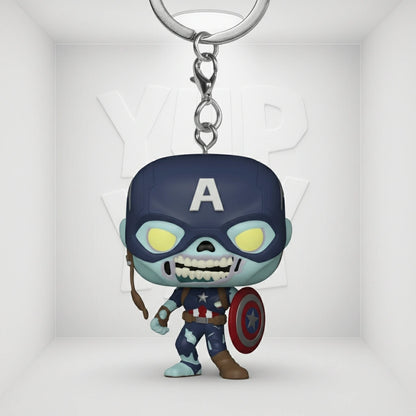 Funko Pop! Keychains: What If...? - Zombie Captain America