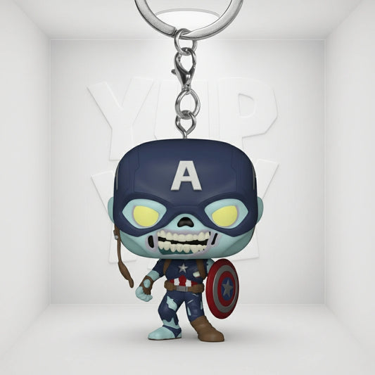 Funko Pop! Keychains: What If...? - Zombie Captain America