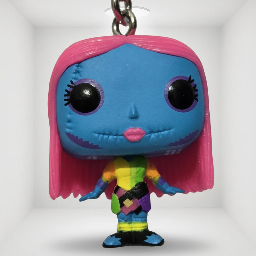 Funko Pop! Keychains: The Nightmare Before Christmas Blacklight Series - Sally