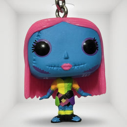 Funko Pop! Keychains: The Nightmare Before Christmas Blacklight Series - Sally