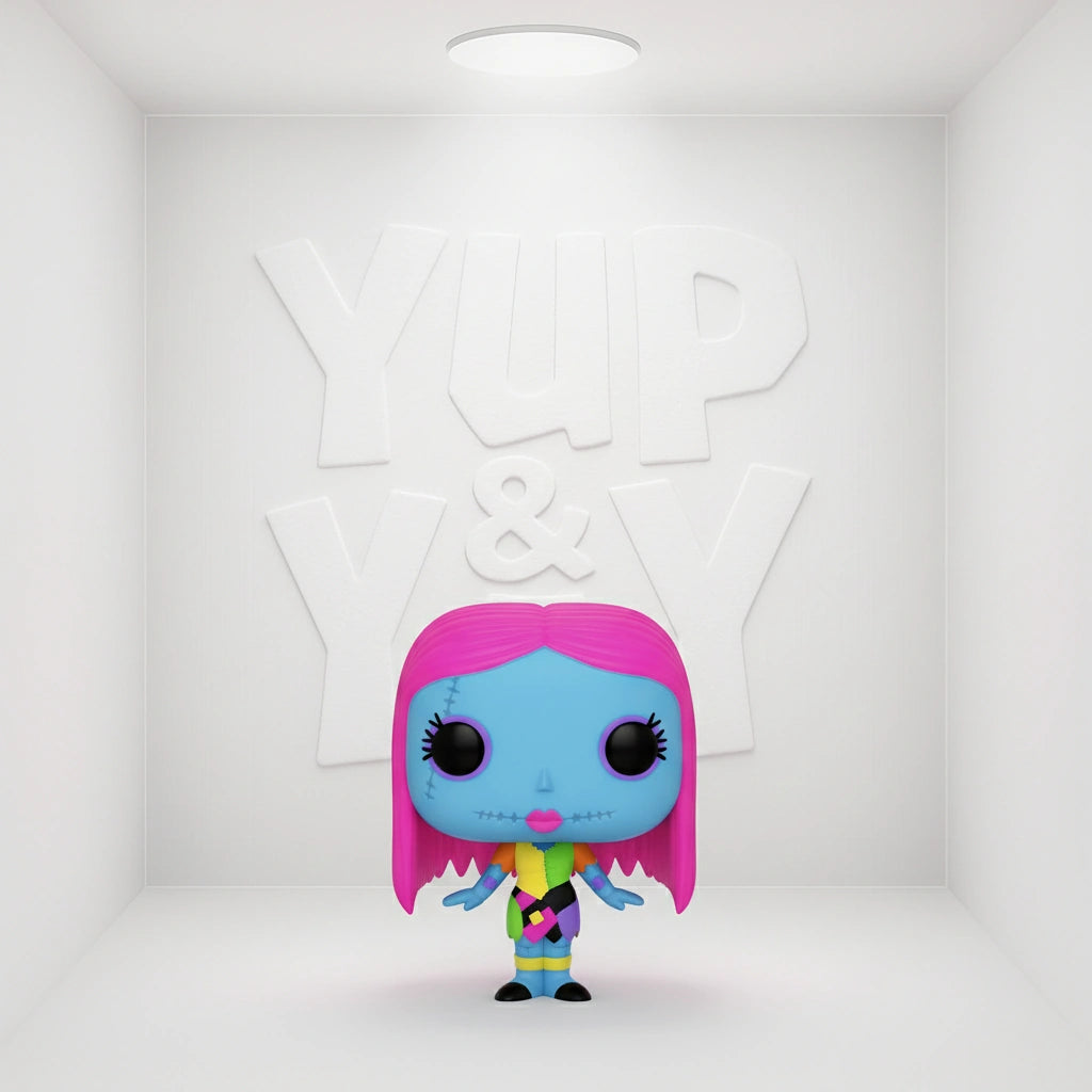 Funko Pop! Keychains: The Nightmare Before Christmas Blacklight Series - Sally