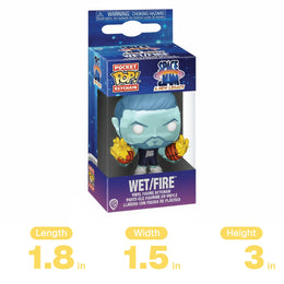 Funko Pop! Keychains: Space Jam A New Legacy - Wet/Fire