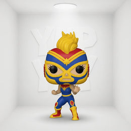 Funko Pop! Marvel: Luchadores - Captain Marvel (La Estrella Cosmica) #710
