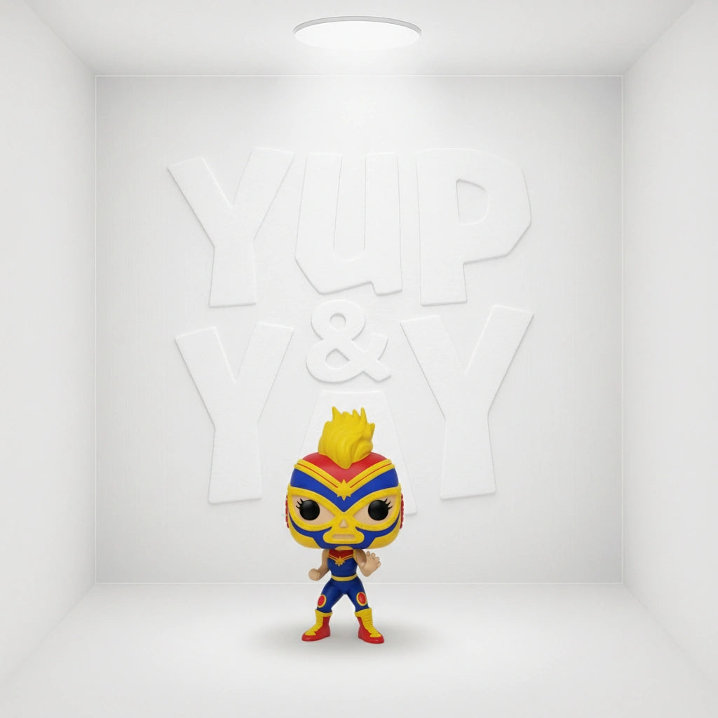 Funko Pop! Marvel: Luchadores - Captain Marvel (La Estrella Cosmica) #710