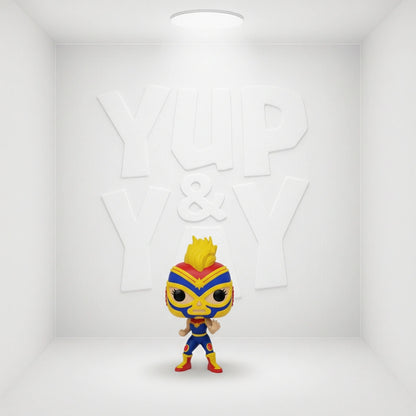 Funko Pop! Marvel: Luchadores - Captain Marvel (La Estrella Cosmica) #710