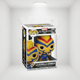 Funko Pop! Marvel: Luchadores - Captain Marvel (La Estrella Cosmica) #710