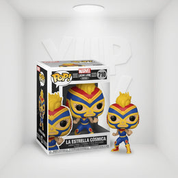 Funko Pop! Marvel: Luchadores - Captain Marvel (La Estrella Cosmica) #710