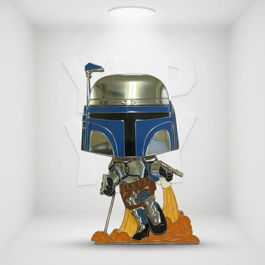 Funko POP! Pin, Star Wars # 20, Jango Fett, New in Sealed Package