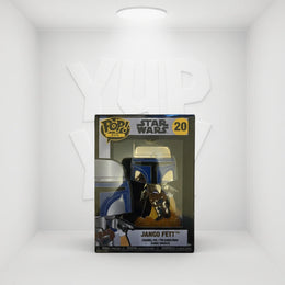 Funko POP! Pin, Star Wars # 20, Jango Fett, New in Sealed Package