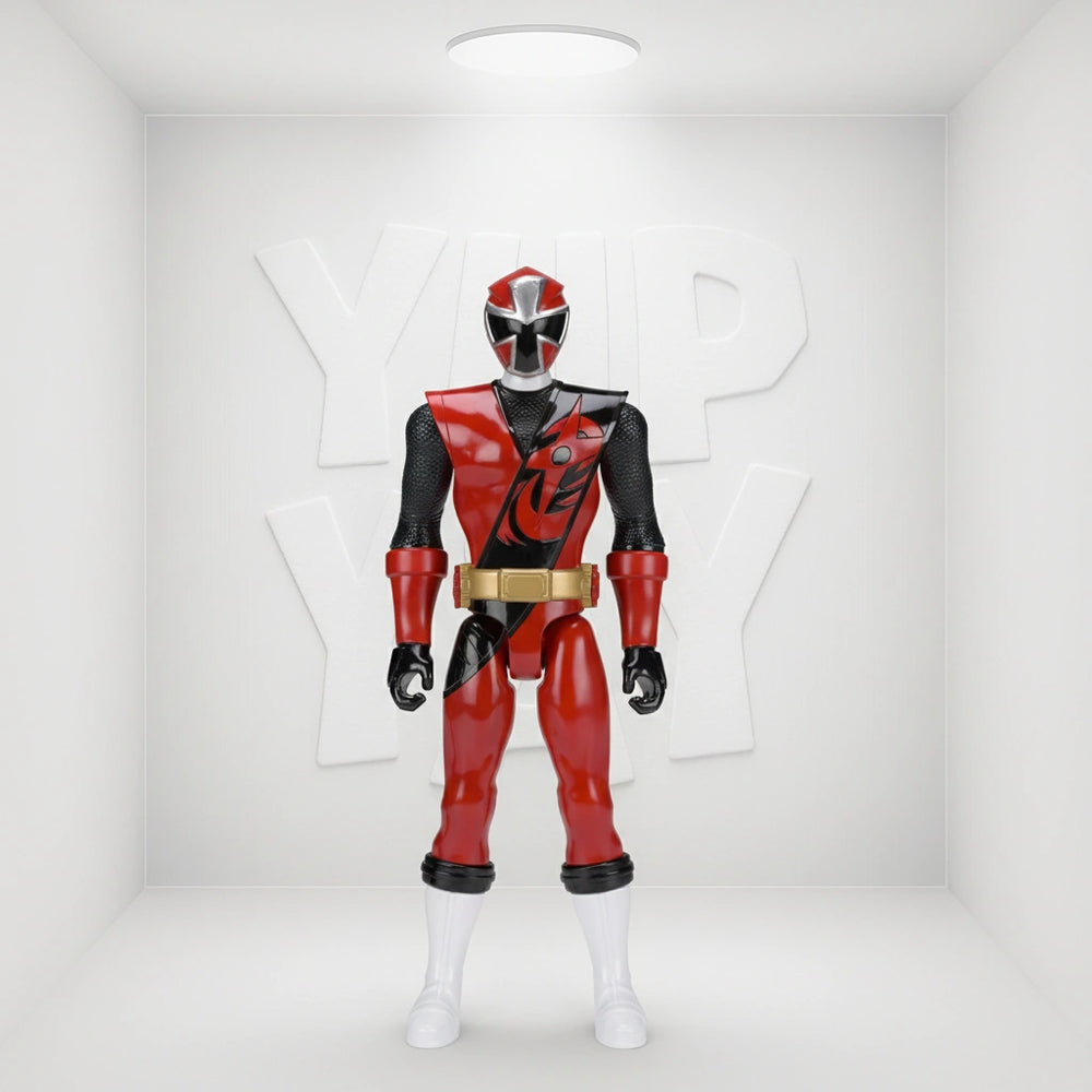 Bandai Power Rangers Ninja Steel 12-Inch Red Ranger Action Figure