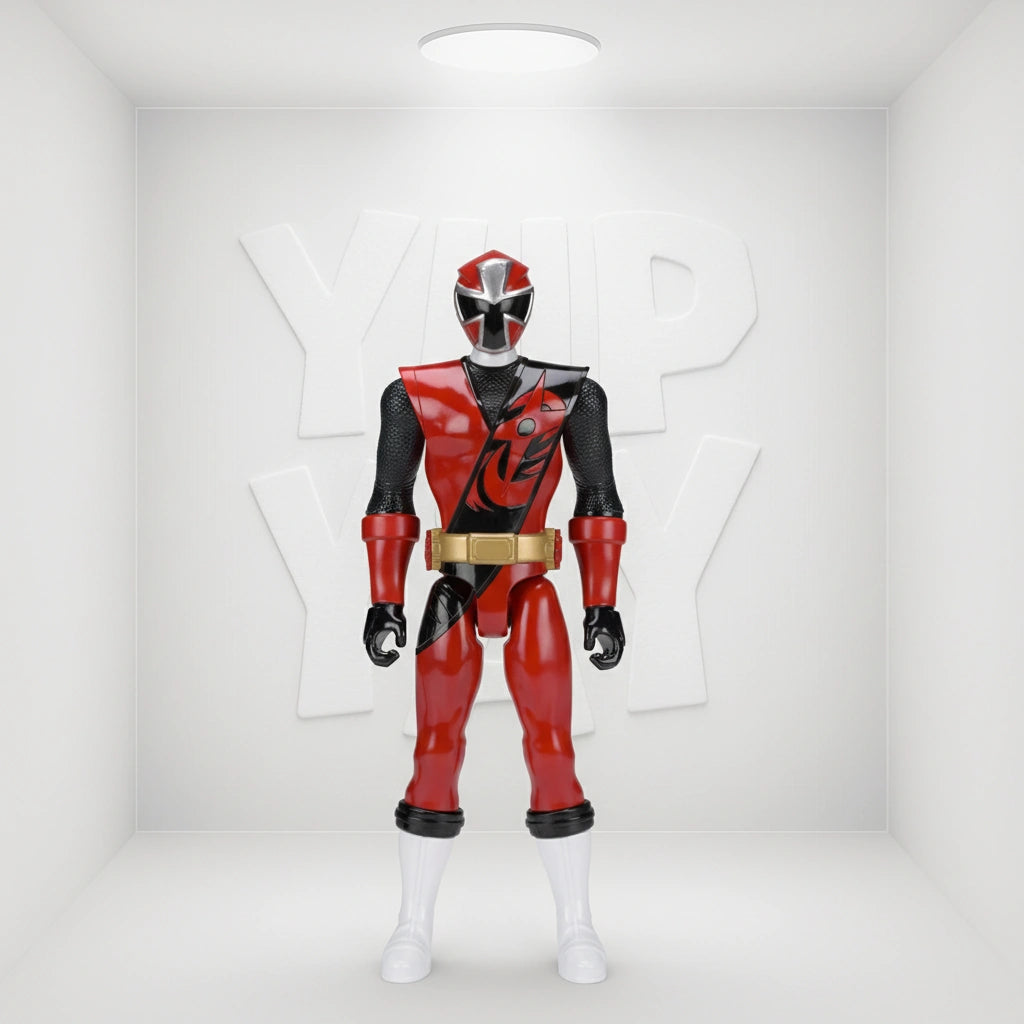 Bandai Power Rangers Ninja Steel 12-Inch Red Ranger Action Figure