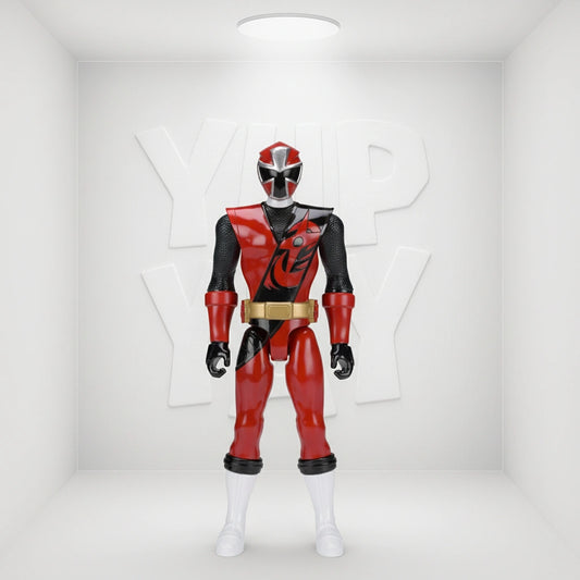 Bandai Power Rangers Ninja Steel 12-Inch Red Ranger Action Figure