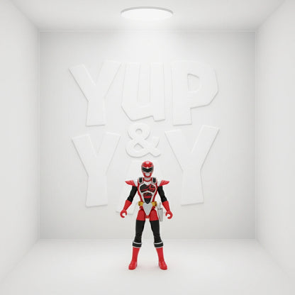 Bandai Power Rangers Ninja Steel 5-Inch Ninja Master Mode Yellow Ranger Figure