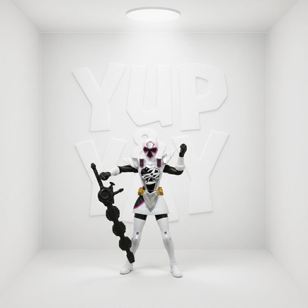 Bandai Power Rangers Ninja Steel 5-Inch Ninja Master Mode Yellow Ranger Figure