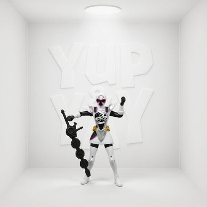 Bandai Power Rangers Ninja Steel 5-Inch Ninja Master Mode Yellow Ranger Figure