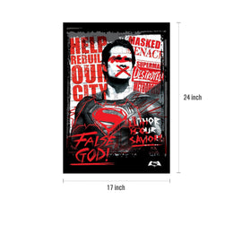 MightyPrint Batman vs Superman (False God) Wall Art