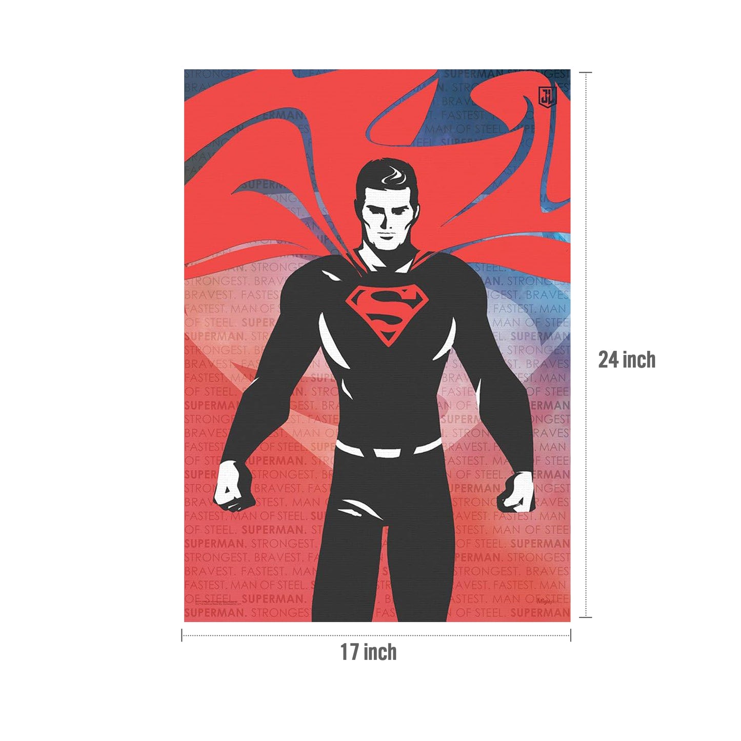 MightyPrint DC Comics Justice League Movie (Superman Words) Poster