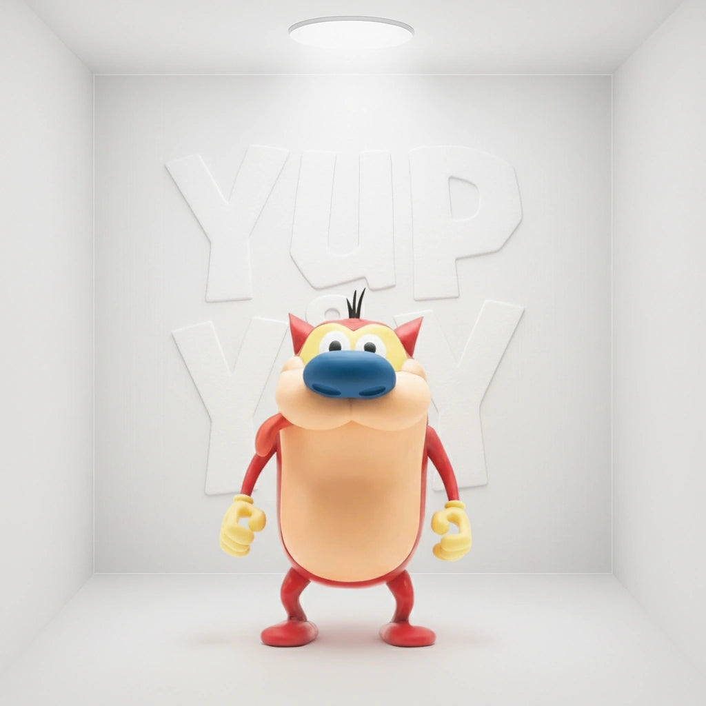 Super7 Ultimates 7-inch Series Ren & Stimpy Action Figure - Stimpy