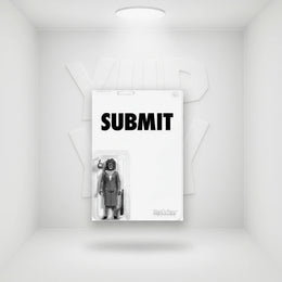 Super 7 Reaction 3.75" Action Figure: They Live - Female Ghoul ("Submit" Black & White Ver.)