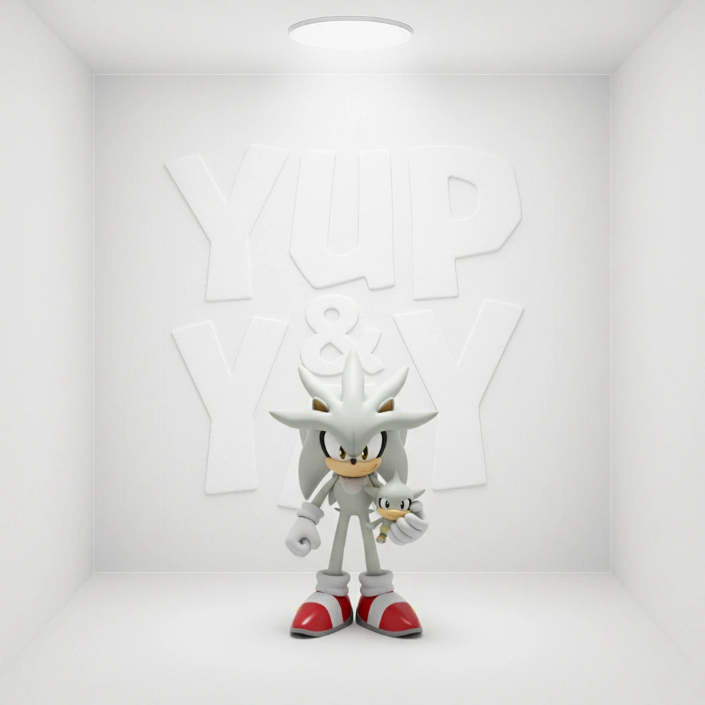 Sonic Die-Cast Vehicle Wave 2 - Silver the Hedgehog - Lightron