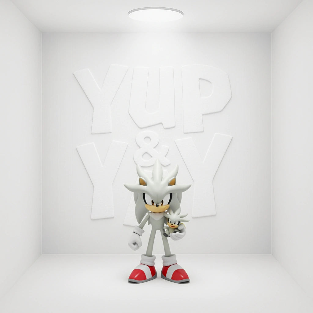 Sonic Die-Cast Vehicle Wave 2 - Silver the Hedgehog - Lightron